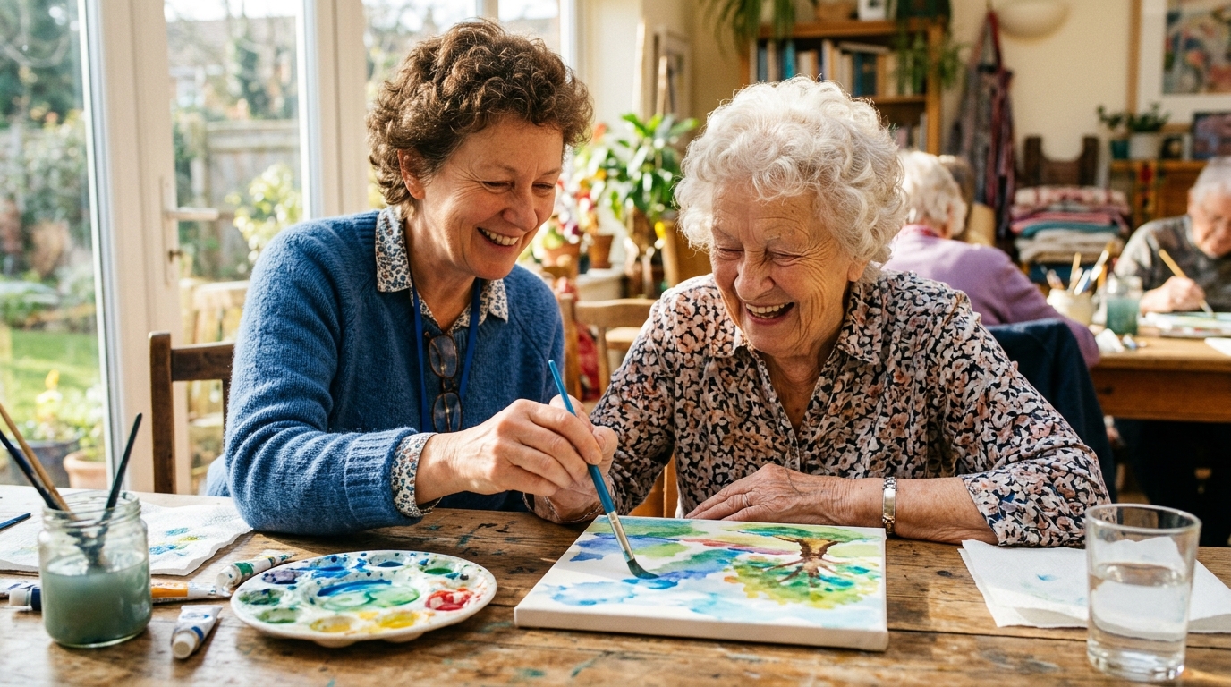 Atelier Peinture et Dessin en EHPAD